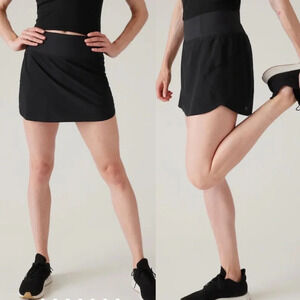 Athleta Run With It Skort Black Sz 2X